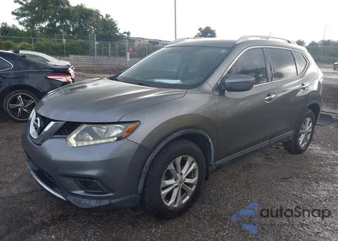 2016 Nissan Rogue Sv из США, поврежденный, VIN KNMAT2MT3GP593012